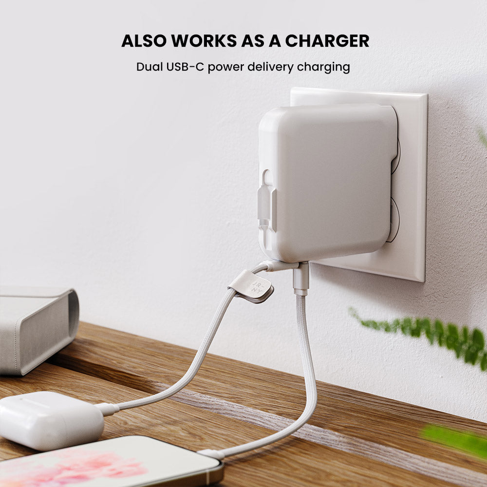 AXIE 3-in-1 Global Wall Charger & 10k mAh Power Bank