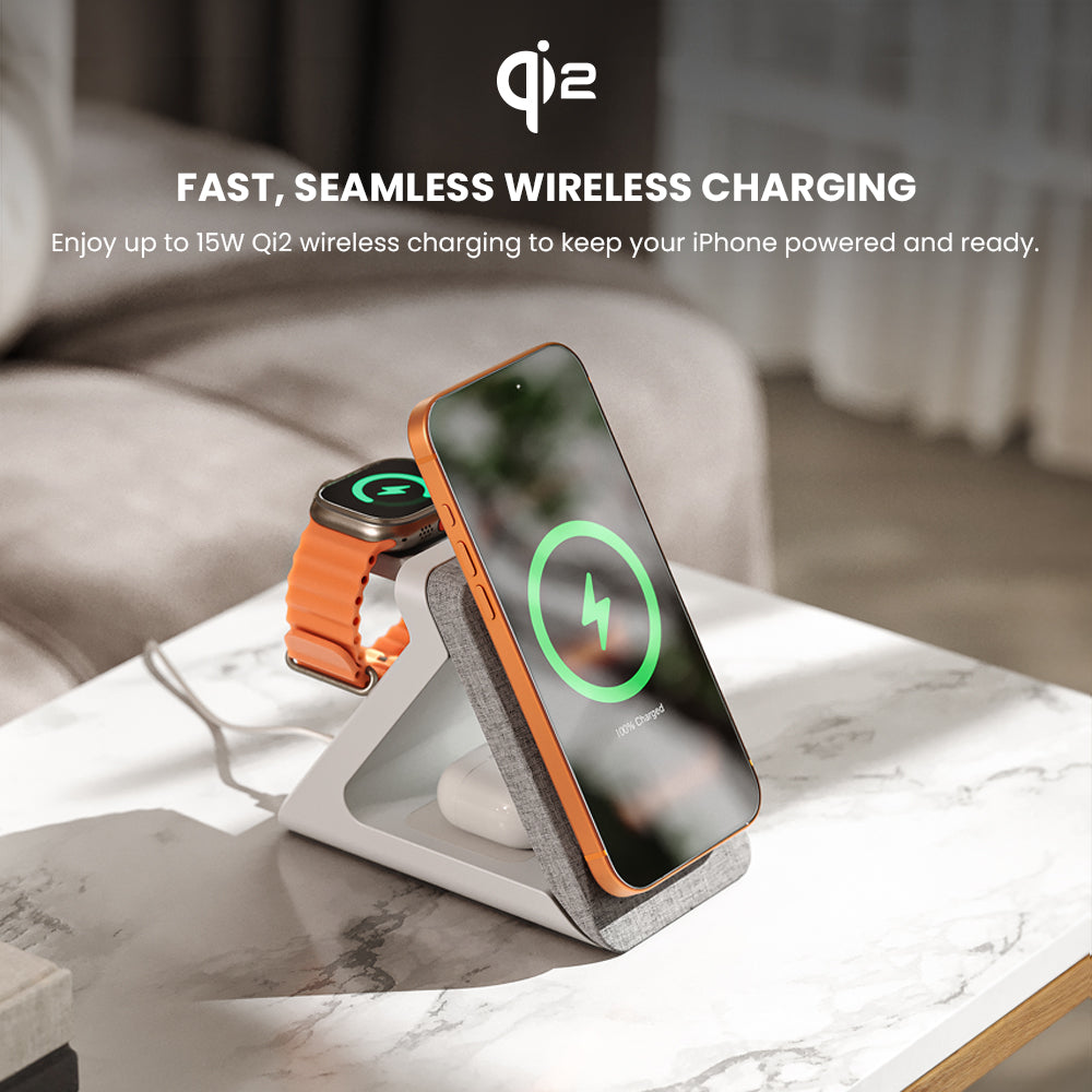 SUMMIT 3-in-1 Wireless Charging Station